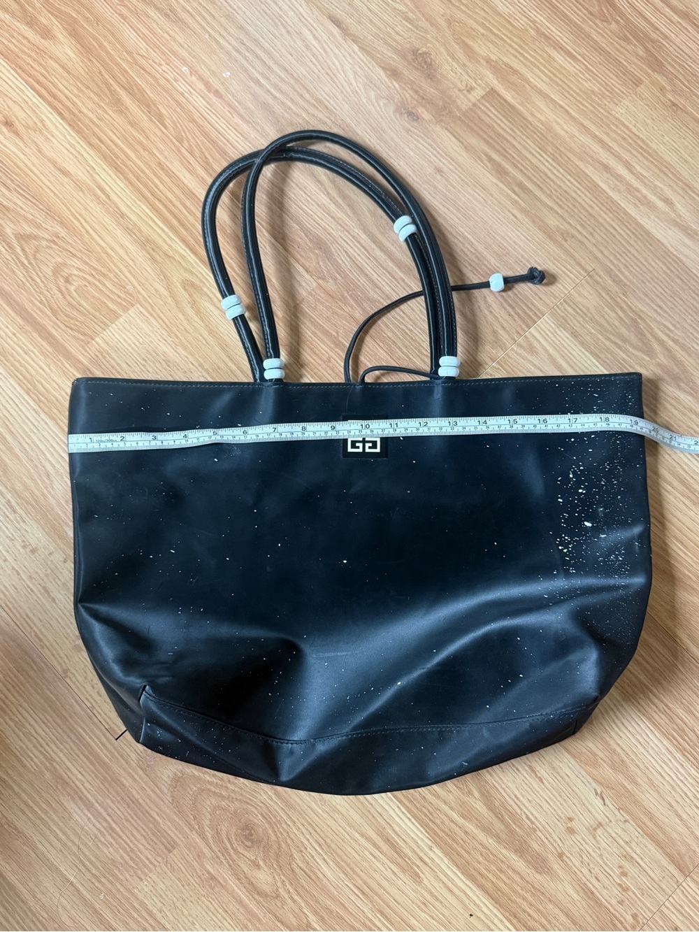 Givenchy Black Tote with Contrast Bead Handles - Picture 5 of 7
